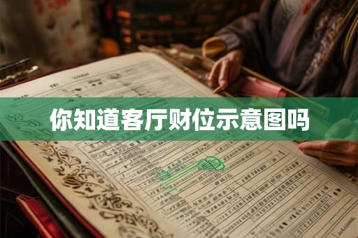 你知道客厅财位示意图吗