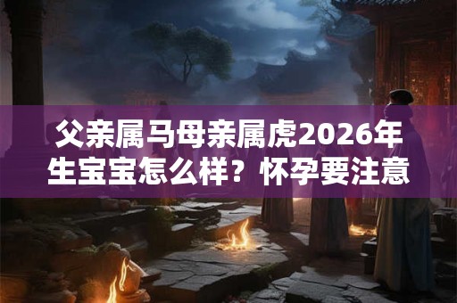 父亲属马母亲属虎2026年生宝宝怎么样？怀孕要注意什么？
