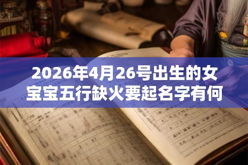 2026年4月26号出生的女宝宝五行缺火要起名字有何注意事项