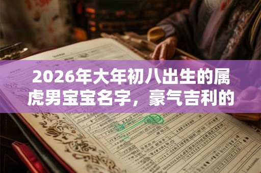 2026年大年初八出生的属虎男宝宝名字，豪气吉利的名字