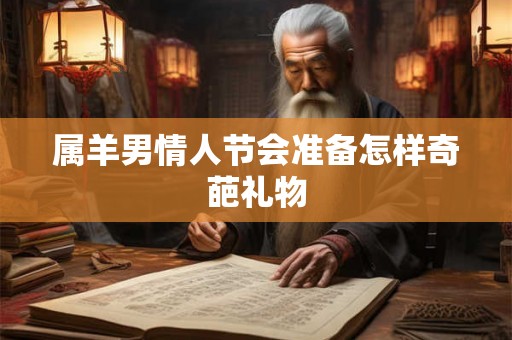 属羊男情人节会准备怎样奇葩礼物 属羊男情人节会准备怎样奇葩礼物