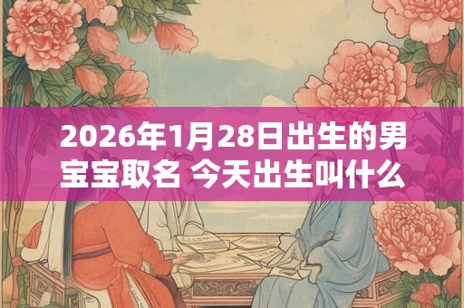 2026年1月28日出生的男宝宝取名 今天出生叫什么名字好