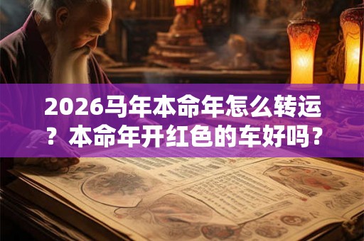 2026马年本命年怎么转运?本命年开红色的车好吗? 2026马年本命年怎么转运?本命年开红色的车好吗?