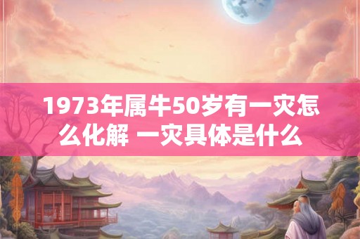 1973年属牛50岁有一灾怎么化解 一灾具体是什么