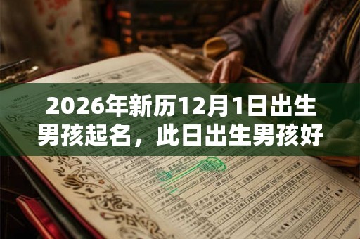 2026年新历12月1日出生男孩起名，此日出生男孩好命吗？