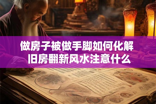 做房子被做手脚如何化解  旧房翻新风水注意什么