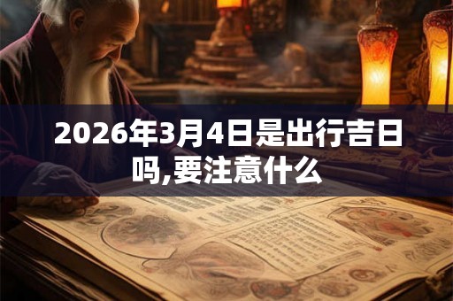 2026年3月4日是出行吉日吗,要注意什么