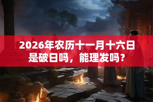2026年农历十一月十六日是破日吗，能理发吗？