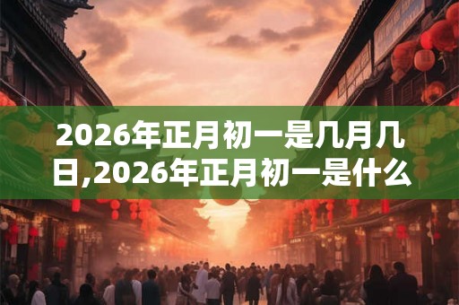 2026年正月初一是几月几日,2026年正月初一是什么星座