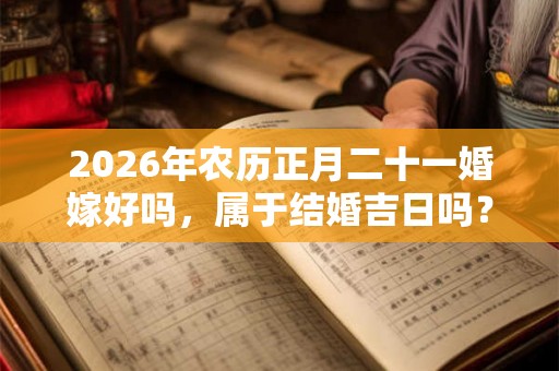 2026年农历正月二十一婚嫁好吗，属于结婚吉日吗？