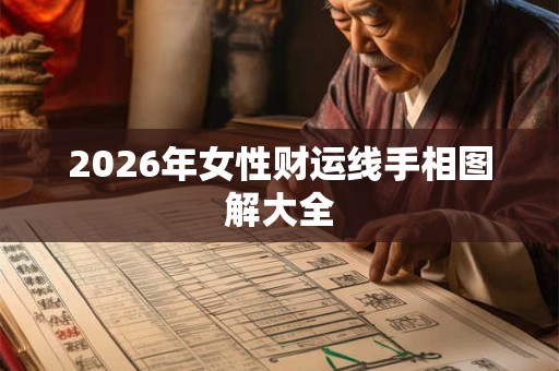 2026年女性财运线手相图解大全