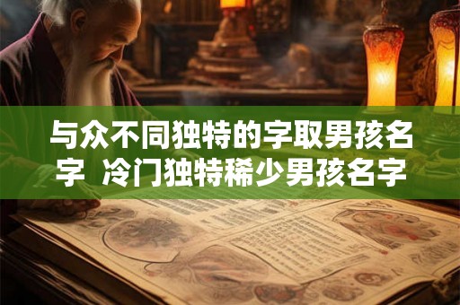 与众不同独特的字取男孩名字  冷门独特稀少男孩名字