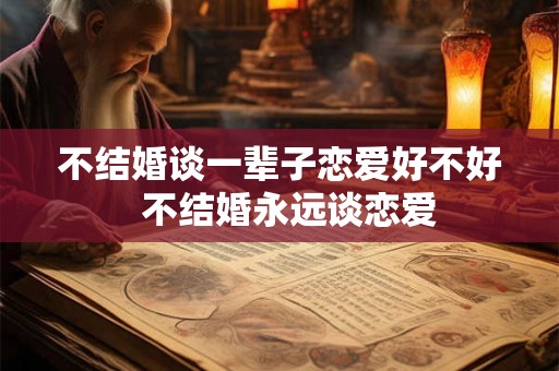 不结婚谈一辈子恋爱好不好  不结婚永远谈恋爱