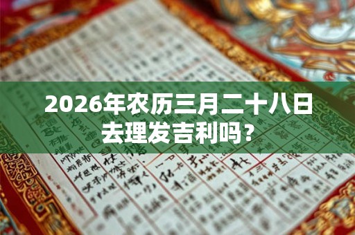 2026年农历三月二十八日去理发吉利吗? 2026年农历三月二十八日去理发吉利吗?