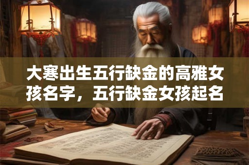 大寒出生五行缺金的高雅女孩名字，五行缺金女孩起名