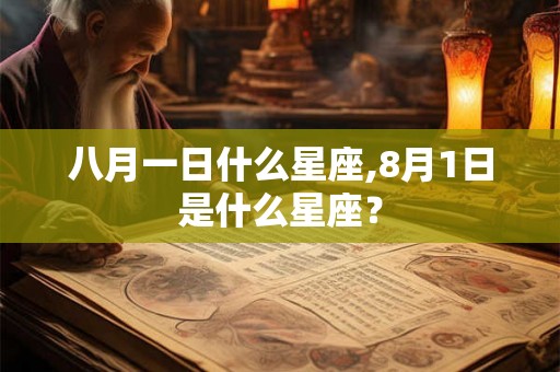 八月一日什么星座,8月1日是什么星座？