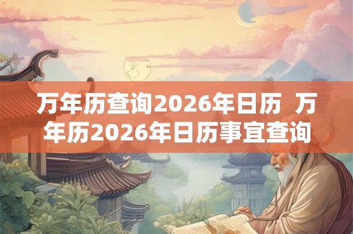 万年历查询2026年日历 万年历2026年日历事宜查询 万年历查询2026年日历 万年历2026年日历事宜查询