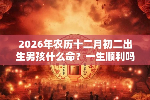 2026年农历十二月初二出生男孩什么命？一生顺利吗？
