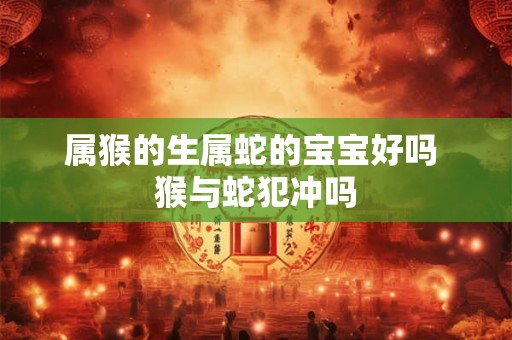 属猴的生属蛇的宝宝好吗 猴与蛇犯冲吗