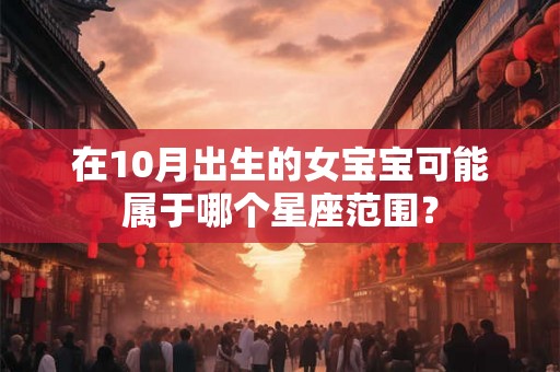 在10月出生的女宝宝可能属于哪个星座范围？
