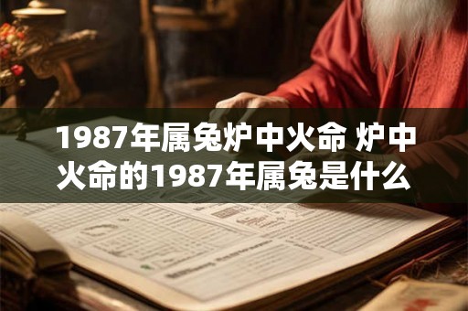 1987年属兔炉中火命 炉中火命的1987年属兔是什么命 1987年属兔炉中火命 炉中火命的1987年属兔是什么命