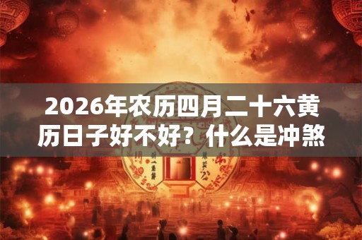 2026年农历四月二十六黄历日子好不好?什么是冲煞? 2026年农历四月二十六黄历日子好不好?什么是冲煞?