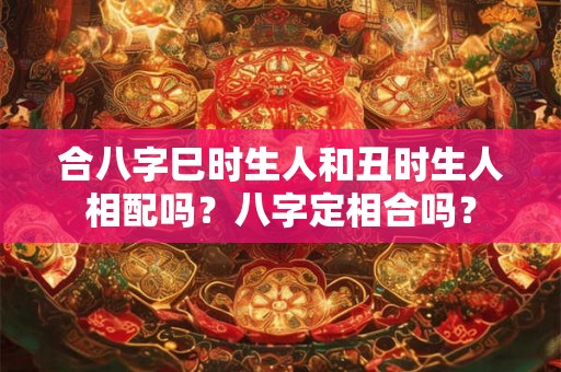 合八字巳时生人和丑时生人相配吗？八字定相合吗？