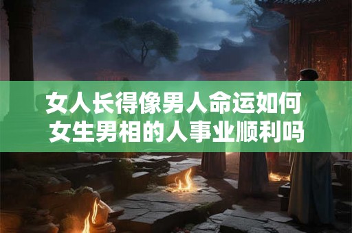 女人长得像男人命运如何 女生男相的人事业顺利吗