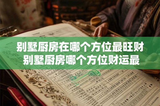 别墅厨房在哪个方位最旺财 别墅厨房哪个方位财运最旺 别墅厨房在哪个方位最旺财 别墅厨房哪个方位财运最旺