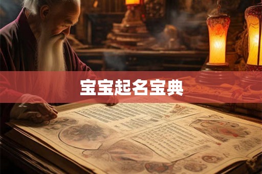 宝宝起名宝典 宝宝起名宝典