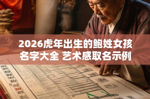 2026虎年出生的鲍姓女孩名字大全 艺术感取名示例