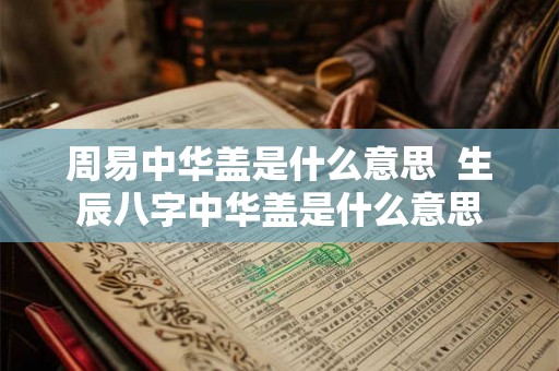 周易中华盖是什么意思 生辰八字中华盖是什么意思 周易中华盖是什么意思 生辰八字中华盖是什么意思