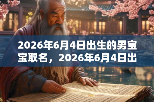 2026年6月4日出生的男宝宝取名，2026年6月4日出生好不好？