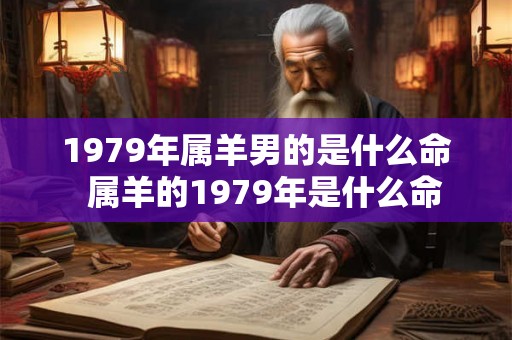 1979年属羊男的是什么命  属羊的1979年是什么命
