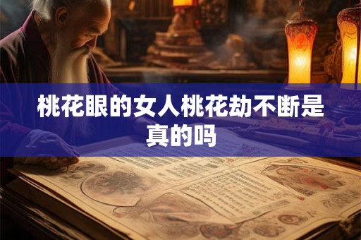 桃花眼的女人桃花劫不断是真的吗