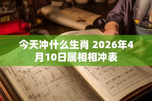 今天冲什么生肖 2026年4月10日属相相冲表