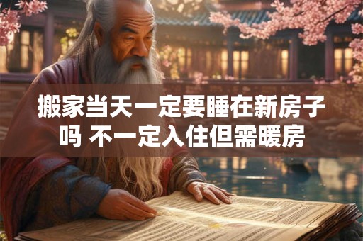 搬家当天一定要睡在新房子吗 不一定入住但需暖房