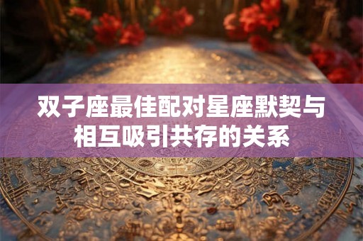 双子座最佳配对星座默契与相互吸引共存的关系