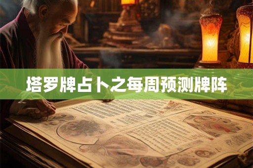 塔罗牌占卜之每周预测牌阵