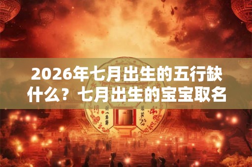 2026年七月出生的五行缺什么？七月出生的宝宝取名