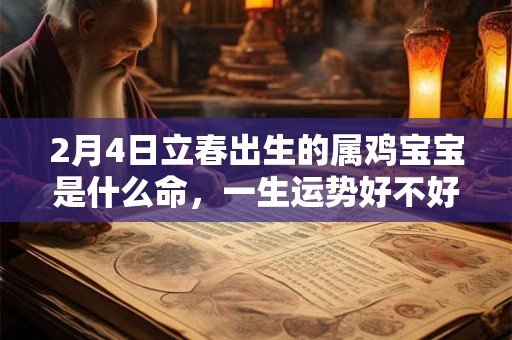 2月4日立春出生的属鸡宝宝是什么命,一生运势好不好? 2月4日立春出生的属鸡宝宝是什么命,一生运势好不好?
