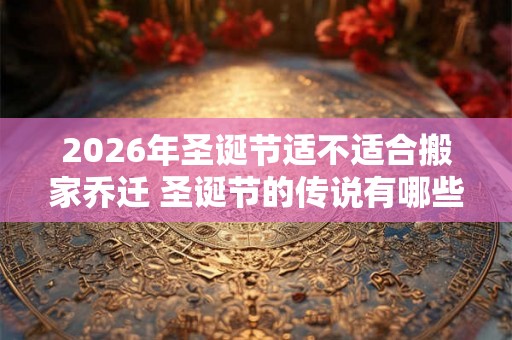 2026年圣诞节适不适合搬家乔迁 圣诞节的传说有哪些