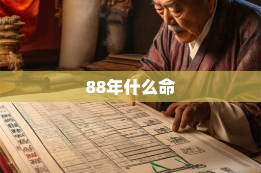 88年什么命