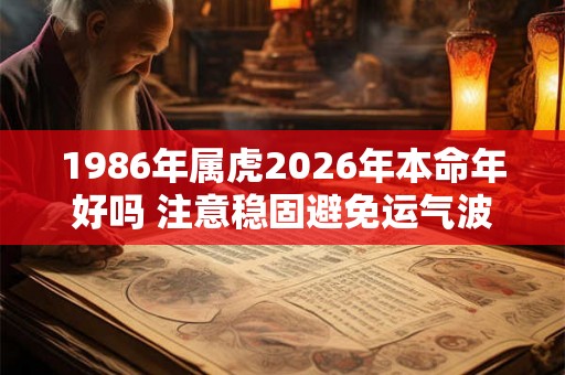 1986年属虎2026年本命年好吗 注意稳固避免运气波折