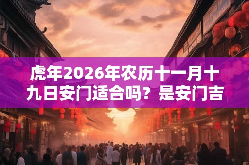 虎年2026年农历十一月十九日安门适合吗？是安门吉日吗？