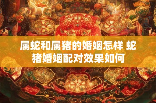 属蛇和属猪的婚姻怎样 蛇猪婚姻配对效果如何 属蛇和属猪的婚姻怎样 蛇猪婚姻配对效果如何