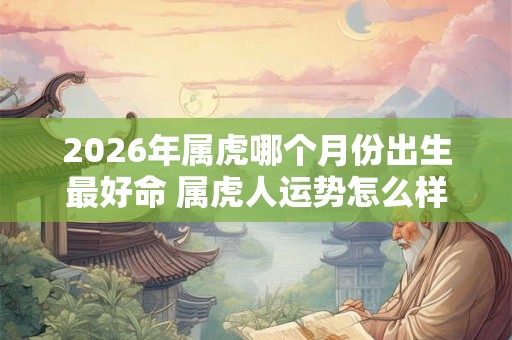 2026年属虎哪个月份出生最好命 属虎人运势怎么样 2026年属虎哪个月份出生最好命 属虎人运势怎么样