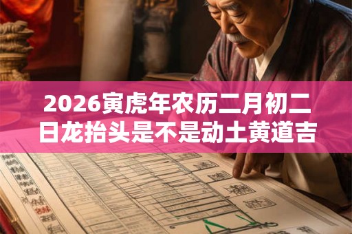2026寅虎年农历二月初二日龙抬头是不是动土黄道吉日？