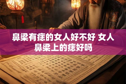 鼻梁有痣的女人好不好 女人鼻梁上的痣好吗