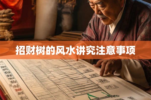 招财树的风水讲究注意事项